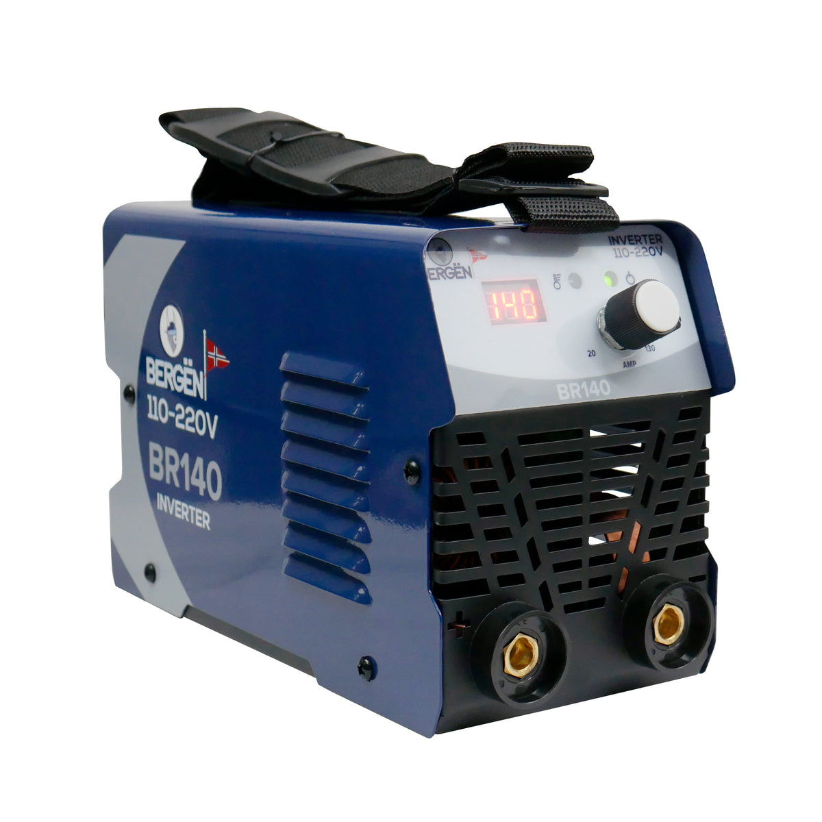 SOLDADORA INVERSORA BERGEN BR140 MMA 140A 110/220V