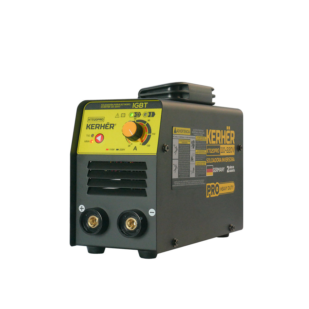 SOLDADORA INVERSOR MICROALAMBRE (GAS/NO GAS), MMA KERHER MIG/MMA 120 amp 110v KMI121