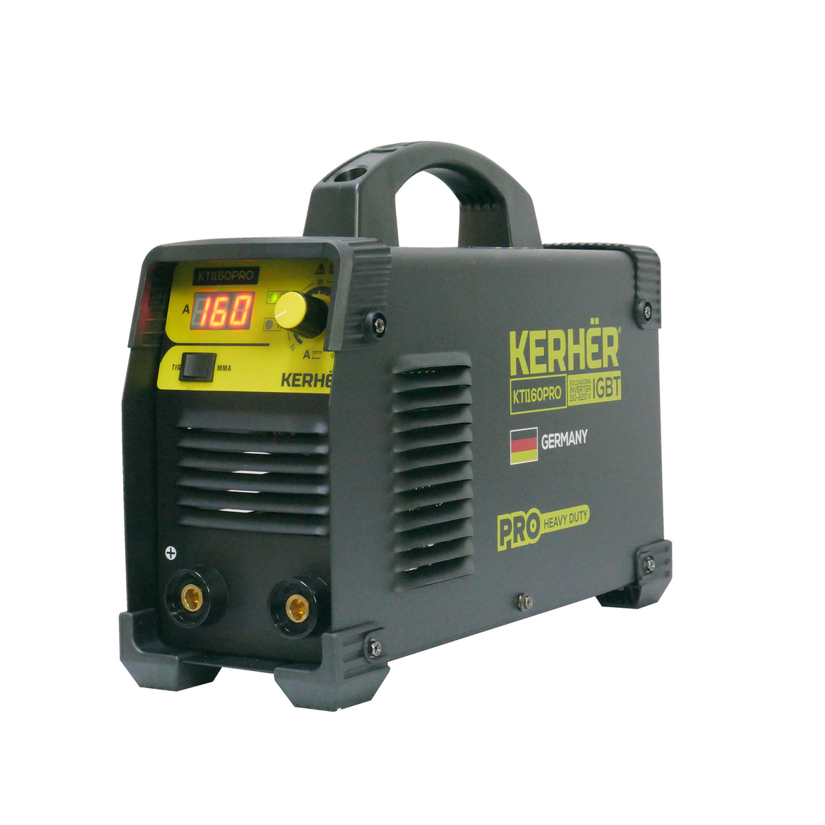 SOLDADORA INVERSOR INDUSTRIAL KERHER TIG/MMA 160 amp 110/220v KTI160PRO